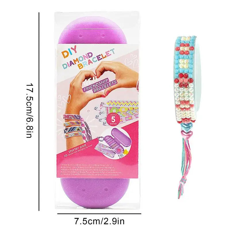 DIY Bracelet Kit Adjustable Wristband Craft For Kids