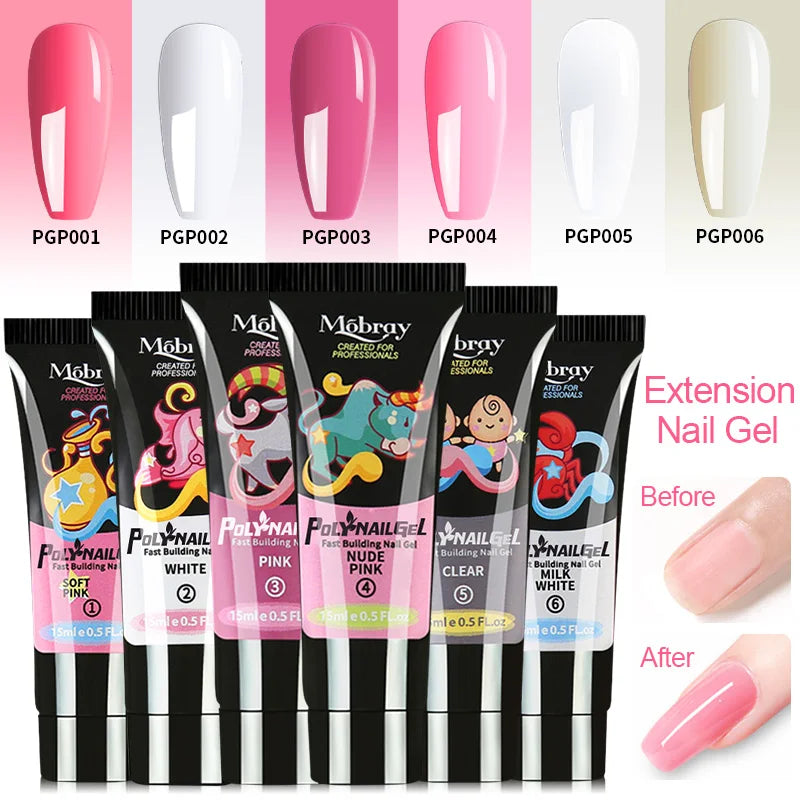 Gel Nail Set With UV LED Lamp Professional Nail Art Tools