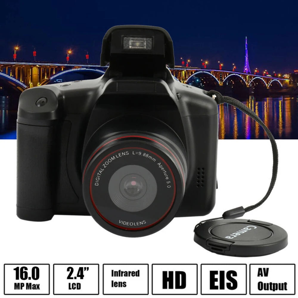 Digital Video Camera 16X Optical Zoom Wide-angle Lens Video Record