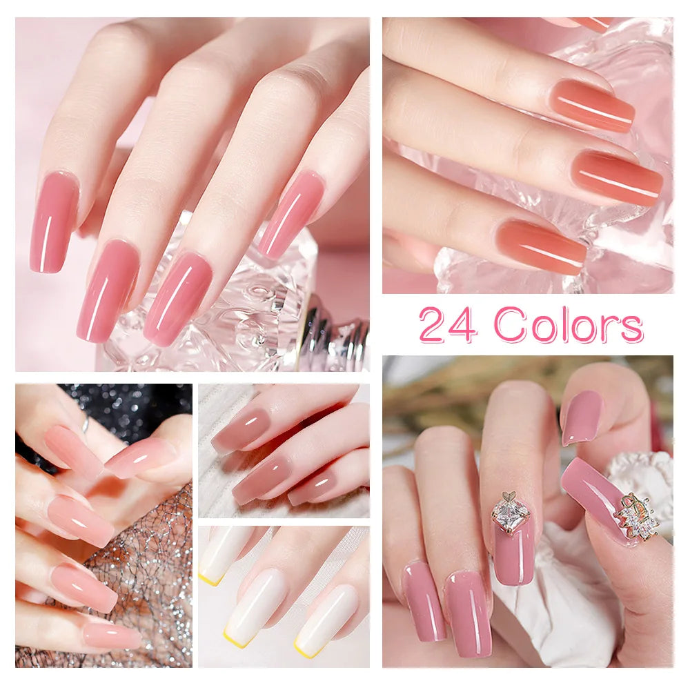 Gel Nail Set With UV LED Lamp Professional Nail Art Tools