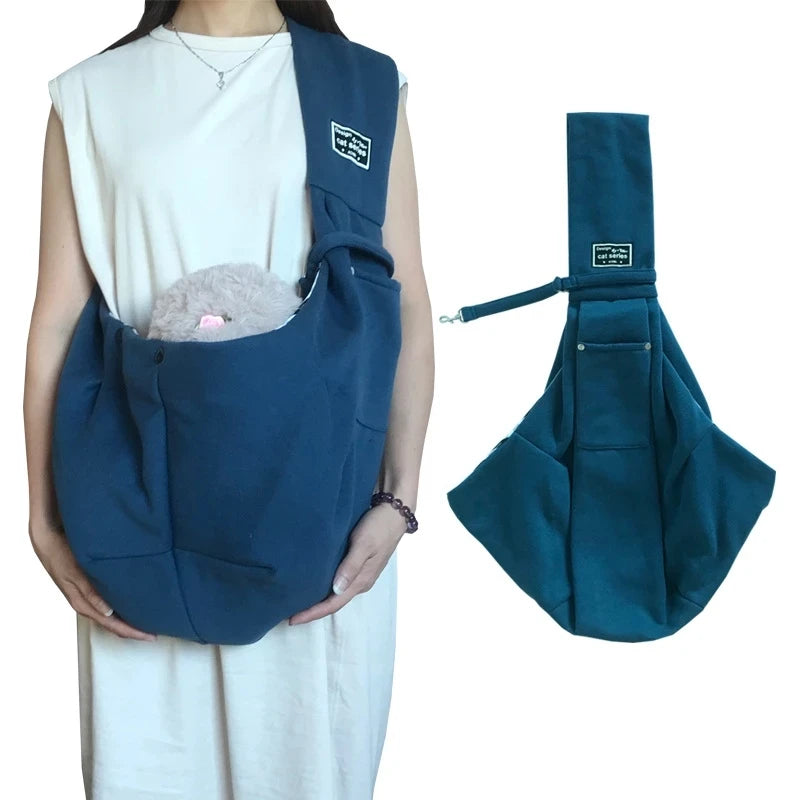 Cat Puppy Travel Comfort Sling Tote