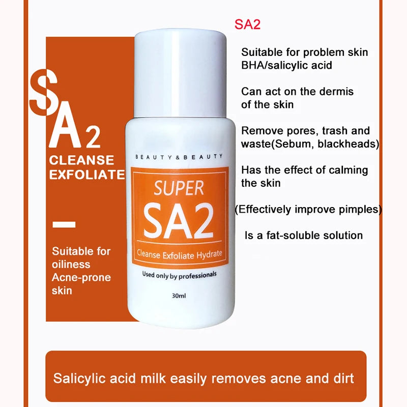 AS1 SA2 AO3 30ml High Concentrated Dermabrasion Solution For Beauty Machine
