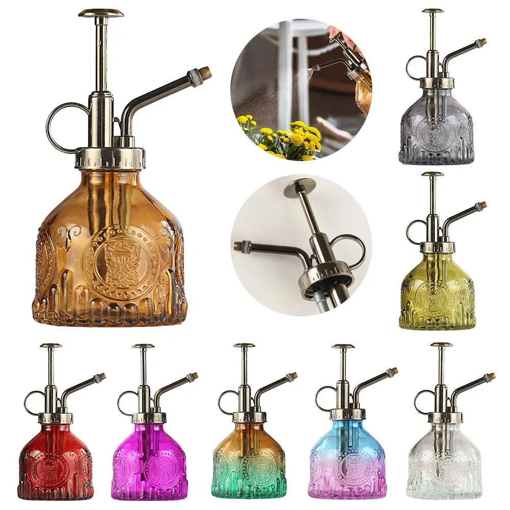 Nordic Style Vintage Glass Watering Cans