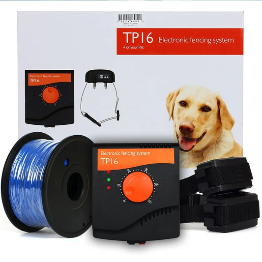 Dog Electric Fence Training Collar Rechargeable Waterproof Adjustable