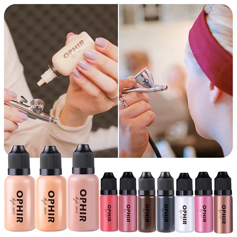 Airbrush Makeup Foundation Inks 3 Colors for Face