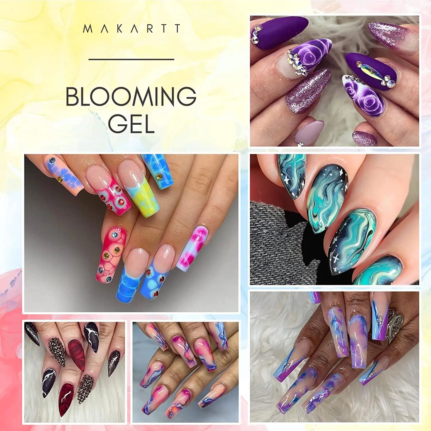 Clear Blooming Gel–15ml UV LED Soak Off Nail Art Polish
