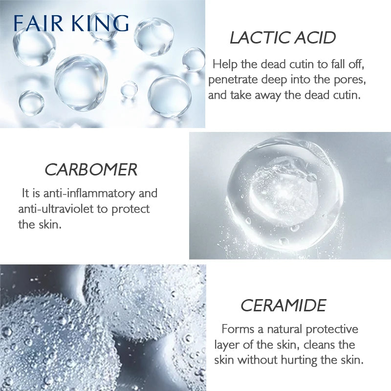 Facial Exfoliating Mousse Peeling Gel Face Scrub All Skin Types Moisturizing