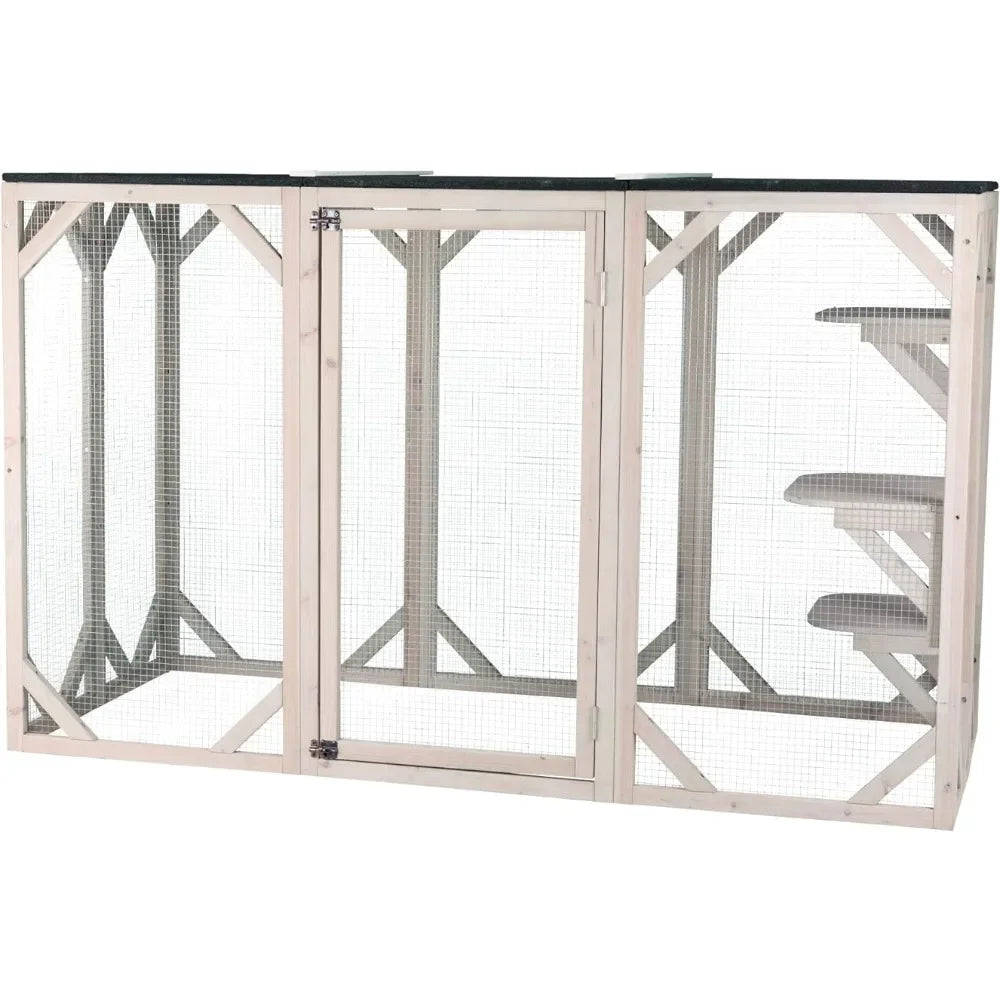 Outdoor Catio Large Cat Playpen With Platforms