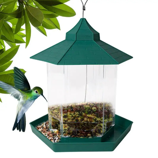 Outdoor Wild Bird Feeder Large Opening With Drainage