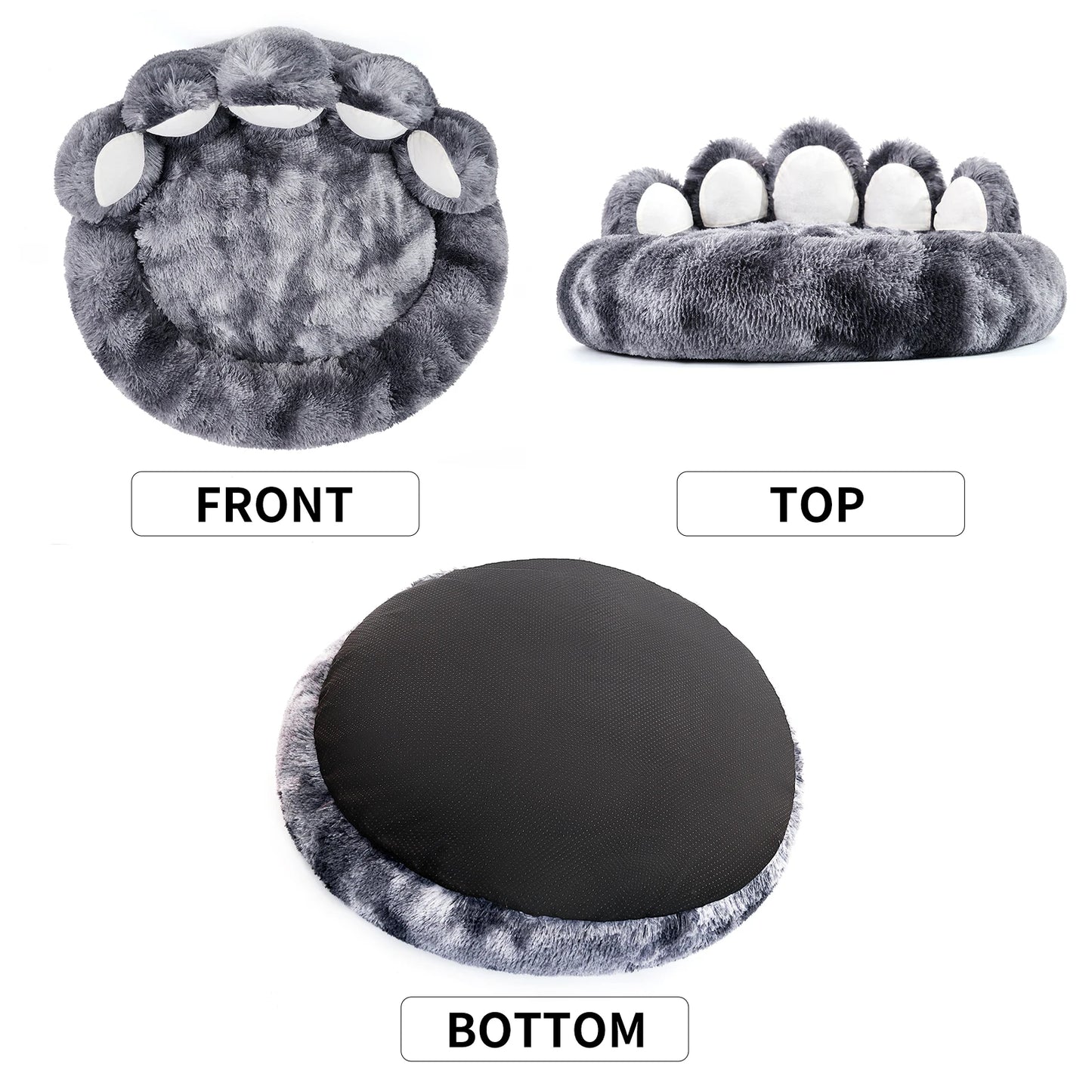 Cozy Comfy Pet Bed Paw Shape Warm for Your Furry Friend