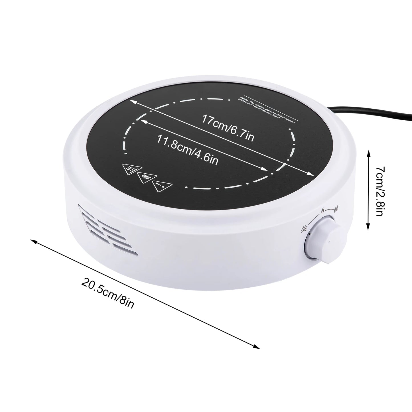 Electric Mini Portable Hot Plate 800W 110V