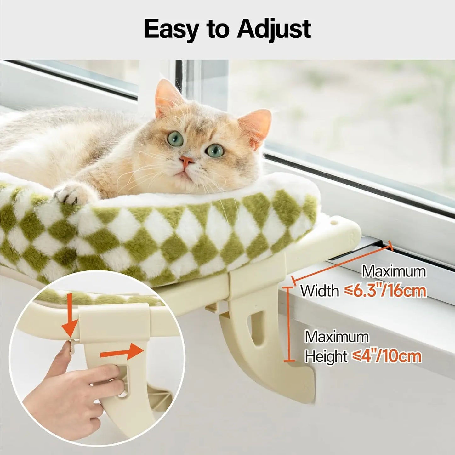 Cat Window Hammock with Removable Covers 30kg