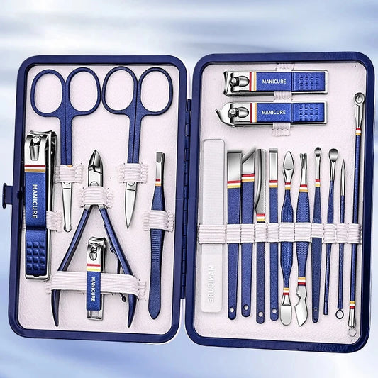 New High-quality 19pcs/set Manicure Set, Stainless Steel