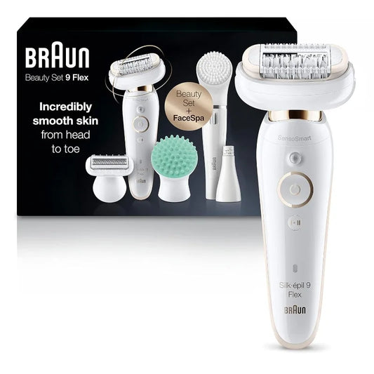 Epilator Silk-épil 9 Flex 9-300 BFacial Hair Removal for Women