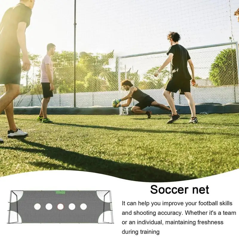 1/3 Hole Detachable Soccer Goal Training Net