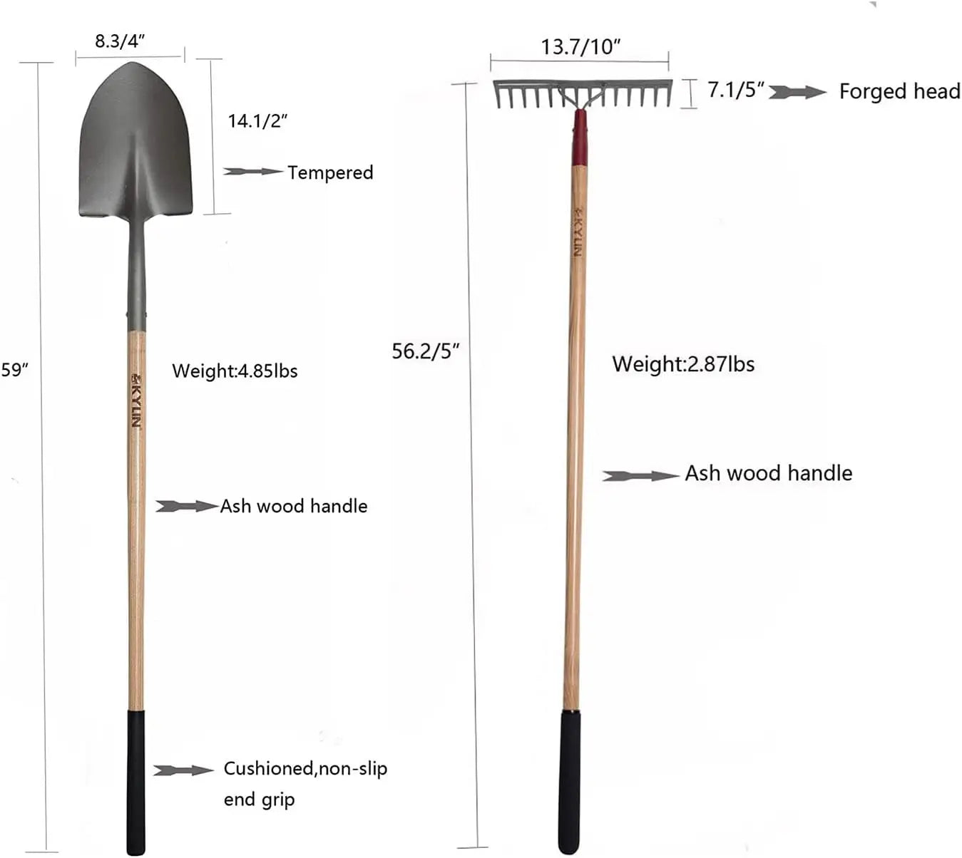 14-Gauge Heavy Duty Forged Garden Tools