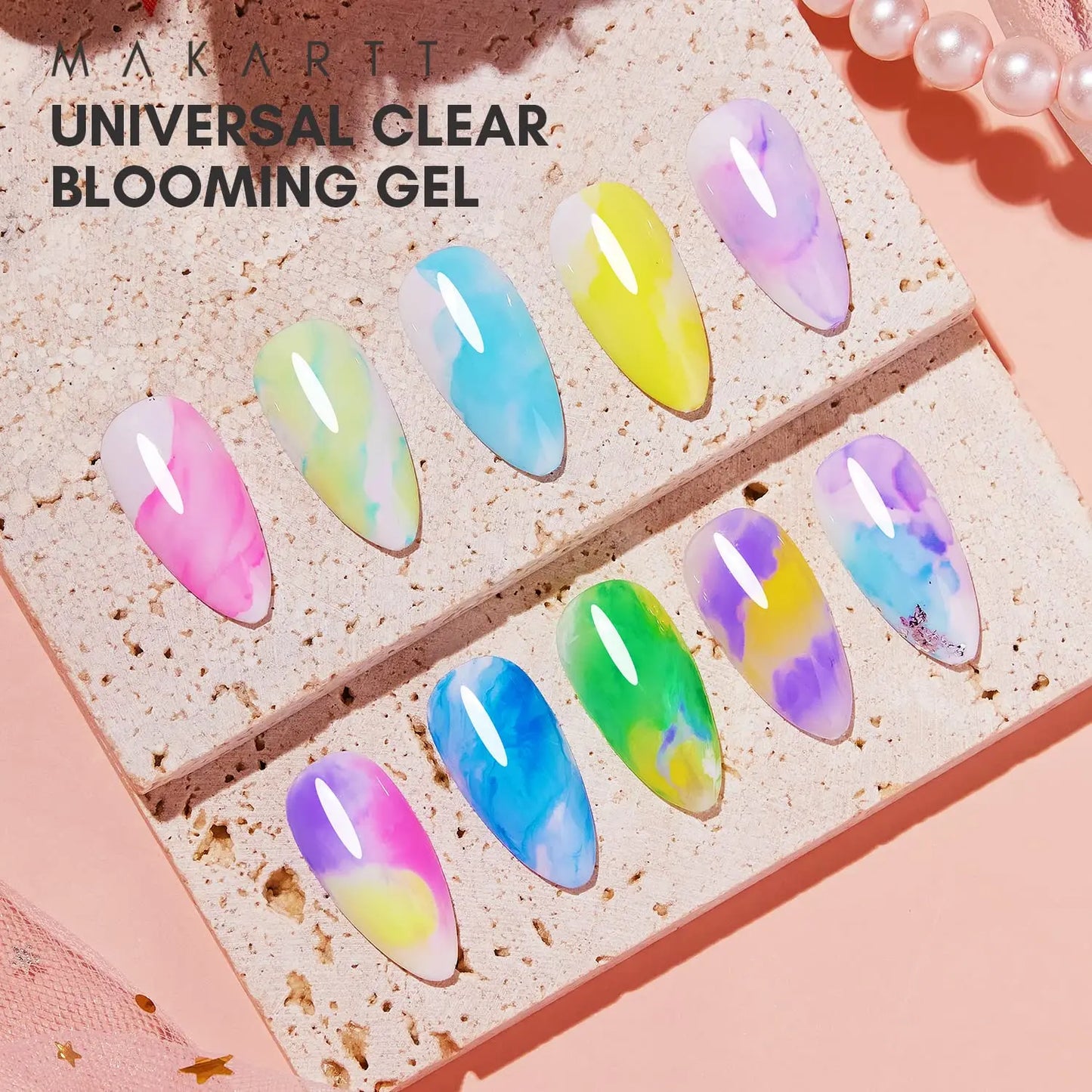 Clear Blooming Gel–15ml UV LED Soak Off Nail Art Polish
