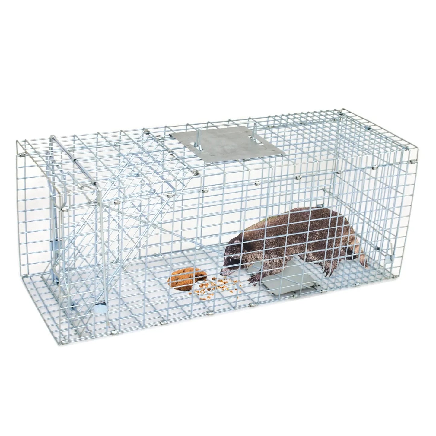 Live Animal Trap 32"X12.5"X12"Steel Cage Humane