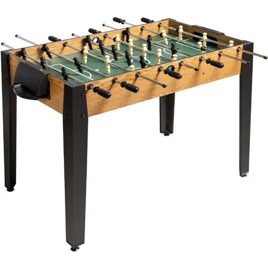 48'' Wooden  Foosball Table Game w/Footballs, for 4 Players, Competition Size