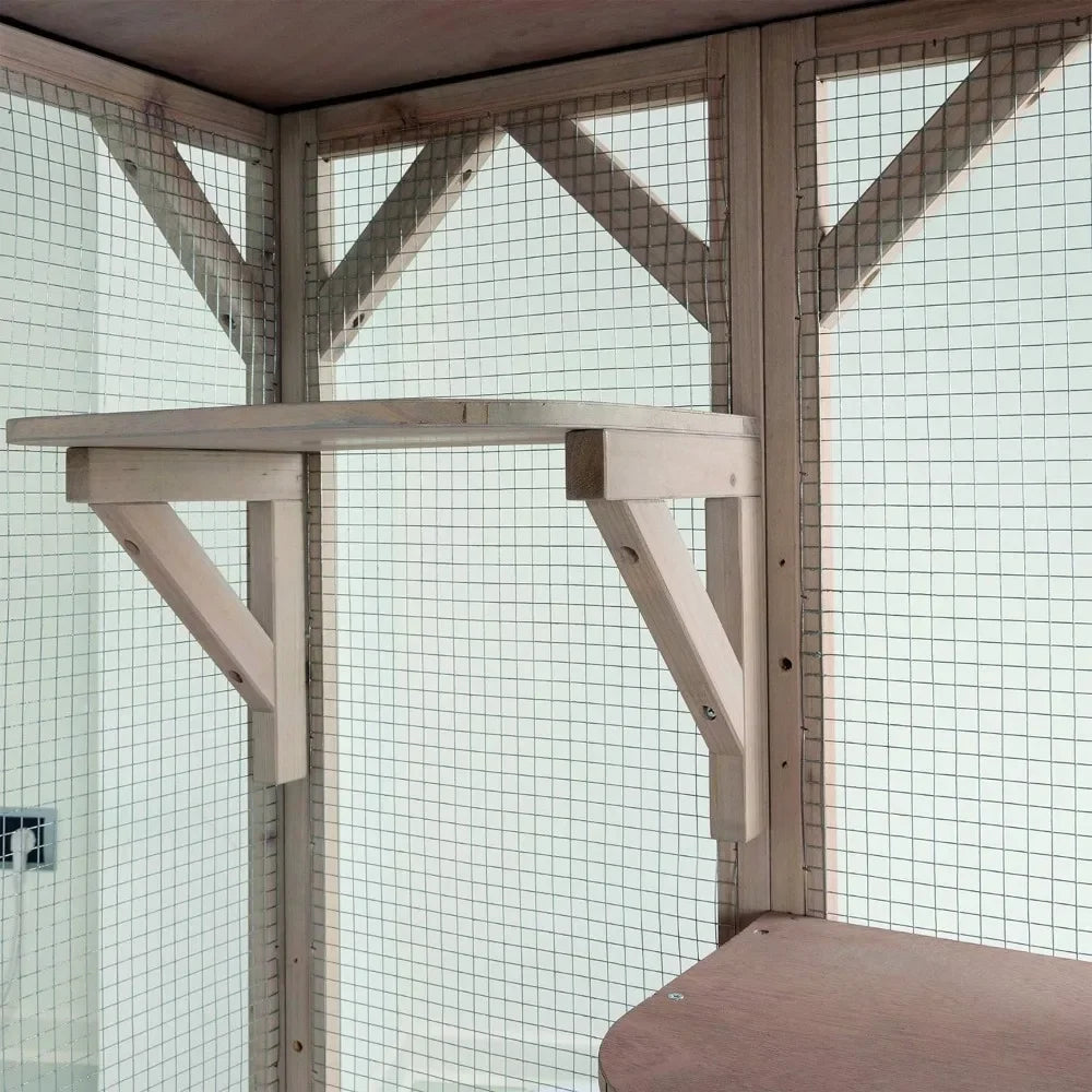 Outdoor Catio Large Cat Playpen With Platforms