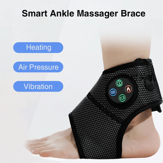 Smart Ankle Brace Foot Compression Air Massager Multifunctional Electric Vibration