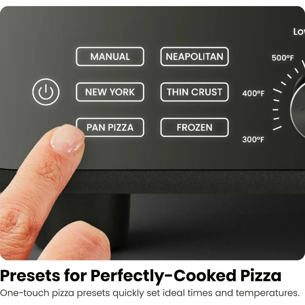 Indoor Pizza Oven - Makes 12 Inch Pizzas in Minutes, Heats up to 800°F - Countertop with 5 Touchscreen