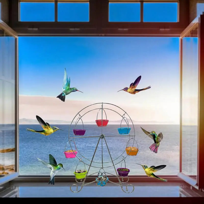 Rotating Ferris Wheel Bird Feeder