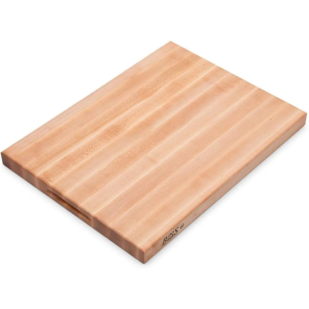 Maple Wood Reversible Cutting Board Set 24 X 18 Inches for Kitchen Prep