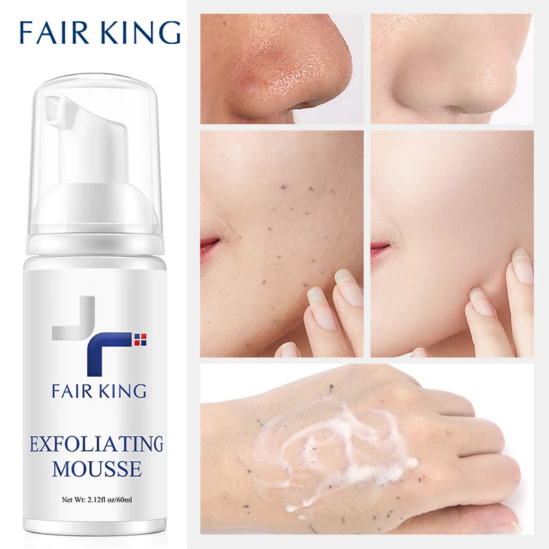 Facial Exfoliating Mousse Peeling Gel Face Scrub All Skin Types Moisturizing