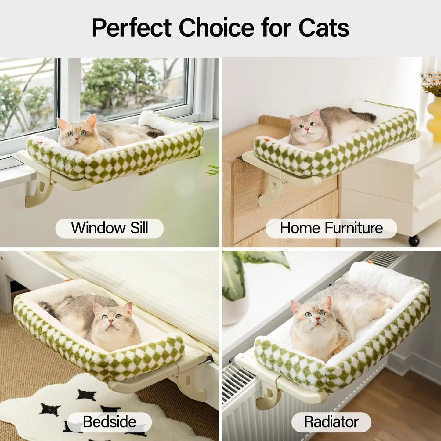 Cat Window Hammock with Removable Covers 30kg