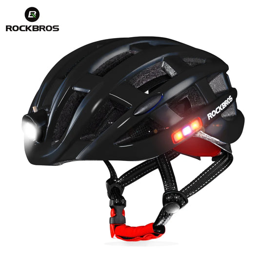 Waterproof Bike Helmet USB Charge Light