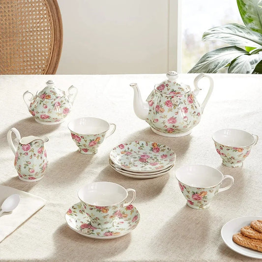 Rose Chintz 11-piece Tea Set