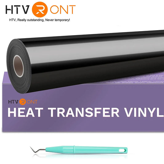 12"X30ft/30x900cm Heat Transfer Vinyl Roll for Iron On DIY HTV Film For T-shirt Printing