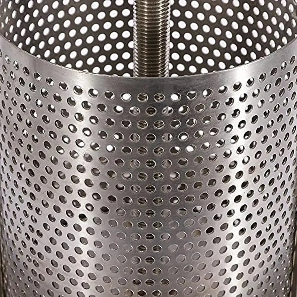 Stainless Steel Manual Honey Press Extractor Mesh Strainer Spinner Durable Drum Easy to Clean