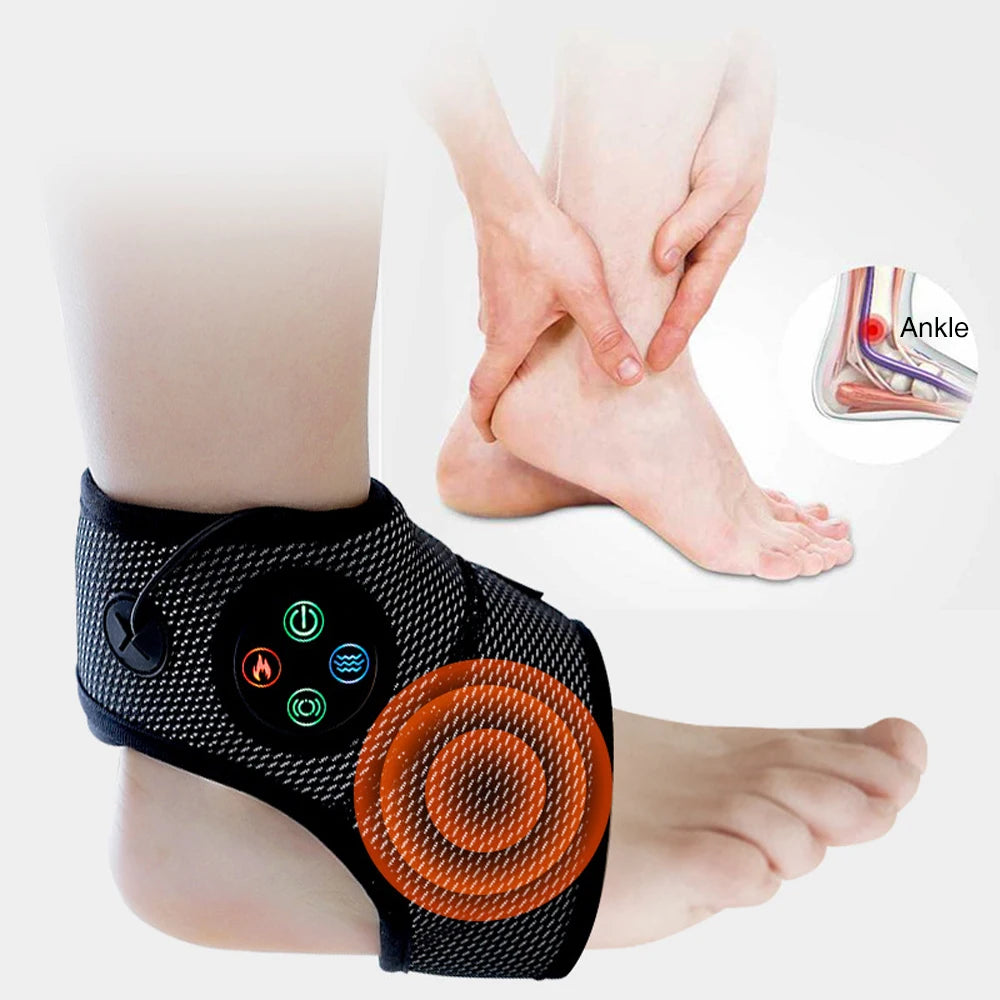 Smart Ankle Brace Foot Compression Air Massager Multifunctional Electric Vibration